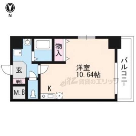 ミラージュ大津京の物件間取画像